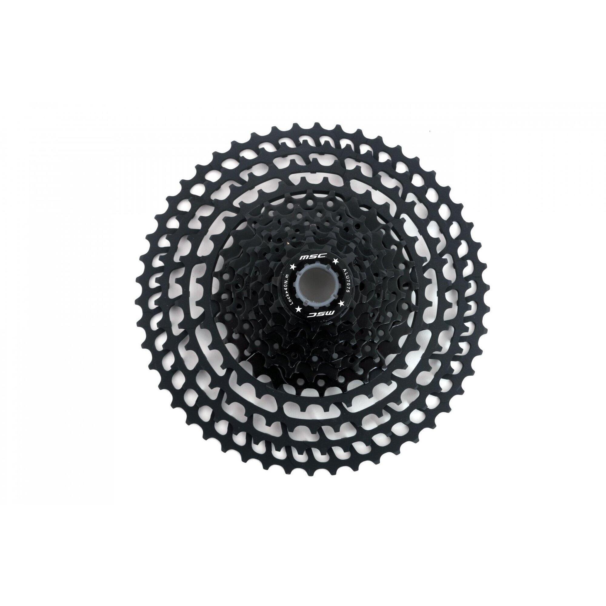 Cassette CNC 12V 11-50 Light ciclismo Negro MSC BIKES 1/2