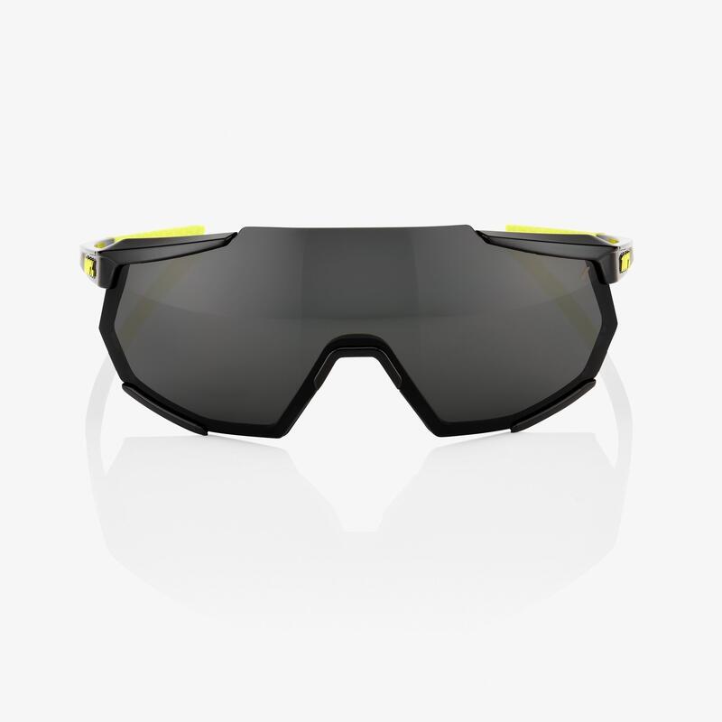 Sudio -bril 100% Racetrap Glanzende zwarte rooklens