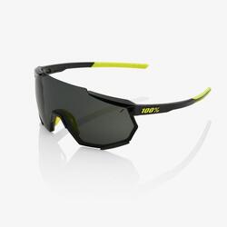 Sudio -bril 100% Racetrap Glanzende zwarte rooklens