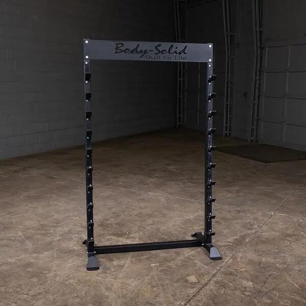 Opbergrek voor 10 barbells / halterstangen opslag - SBS100 4/4