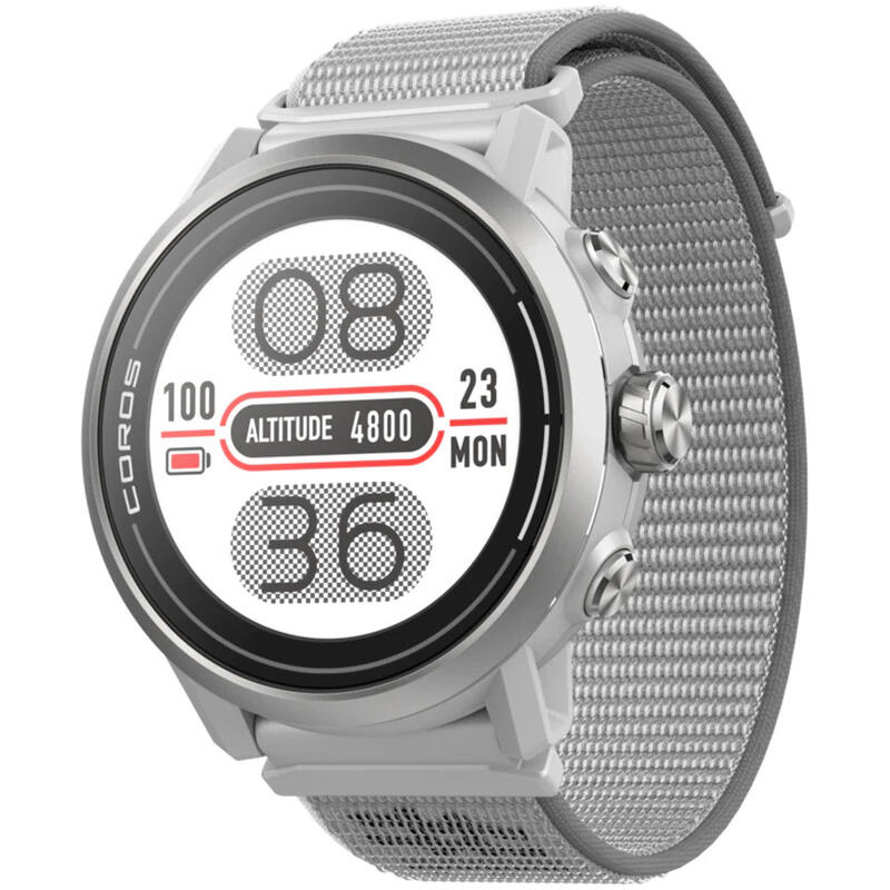 Premium GPS Adventure Watch Sportuhr - Coros APEX 2 - Grau