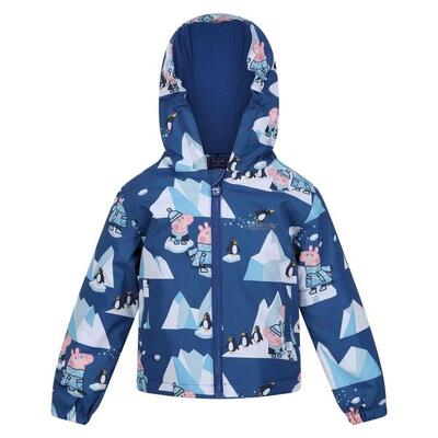 Kinderen/kinderen muddy puddle peppa pig winter scene padded waterproof jacket