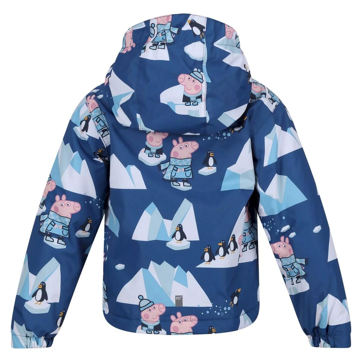 Childrens/Kids Muddy Puddle Peppa Pig Winter Scene Padded Waterproof Jacket 2/5