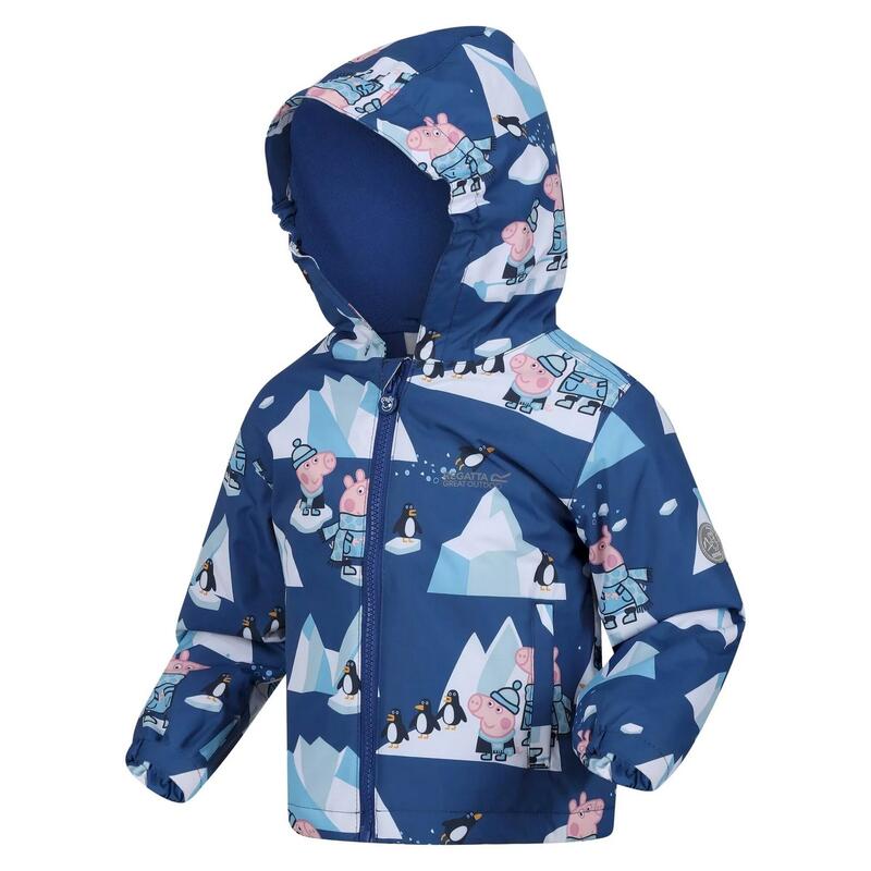 Kinderen/Kinderen Muddy Puddle Peppa Pig Winter Scene Padded Waterproof Jacket