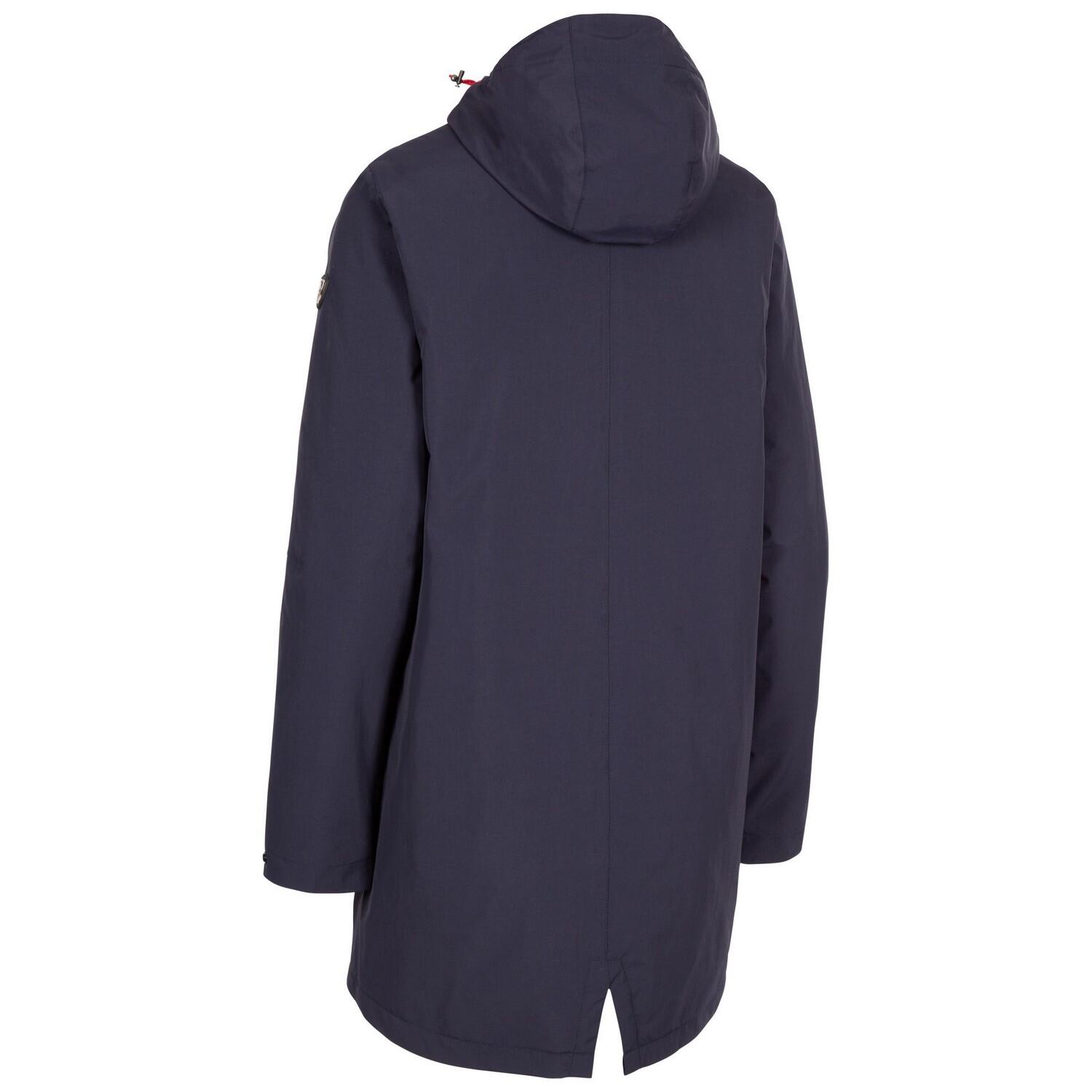 Giacca Impermeabile Donna Trespass Overcast Blu Navy 2/4