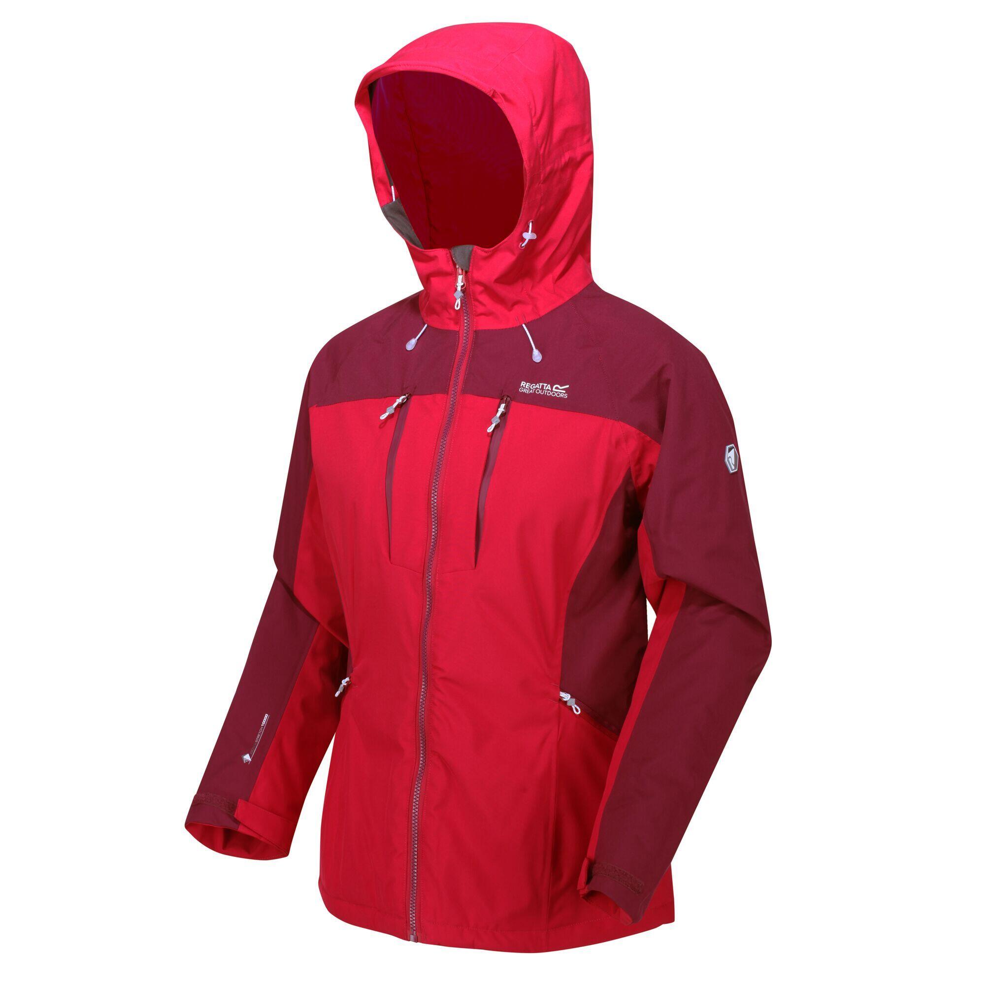Veste Matelassée HIGHTON Femme (Cerise Foncé / Violet Fuchsia) 4/5