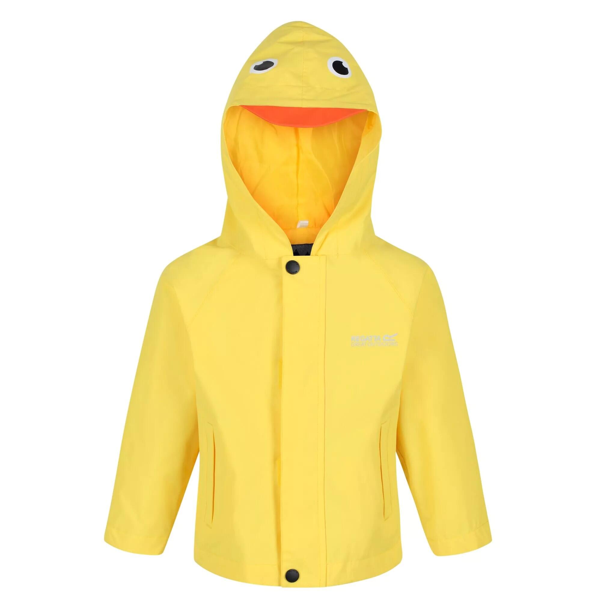 Childrens/Kids Duck Waterproof Jacket (Bright Yellow) 1/4