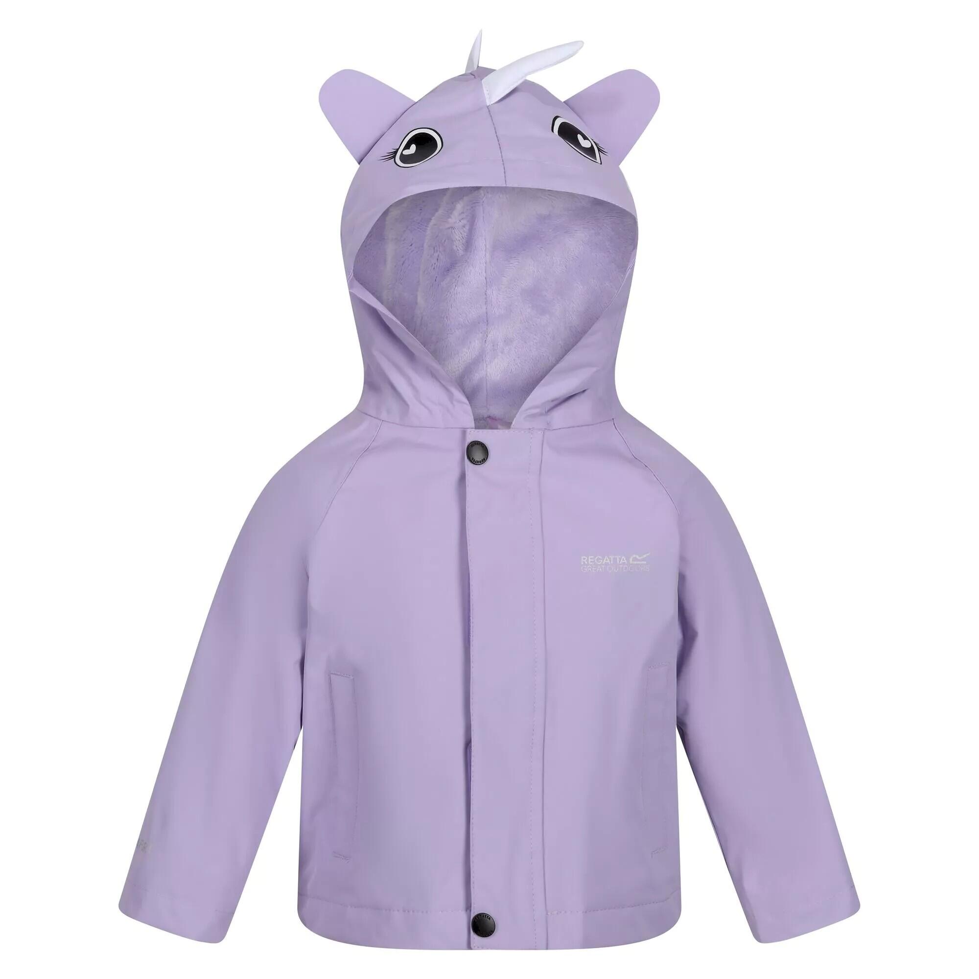 Childrens/Kids Unicorn Waterproof Jacket (Pansy) 1/5