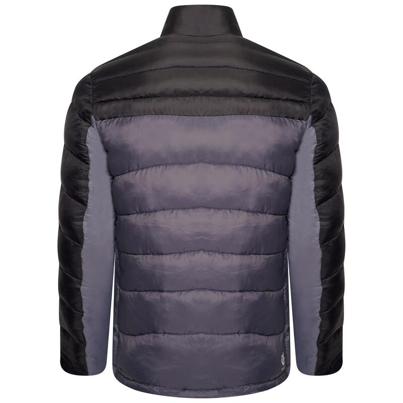 Chaqueta Acolchada Precipice para Hombre Negro, Gris Ébano