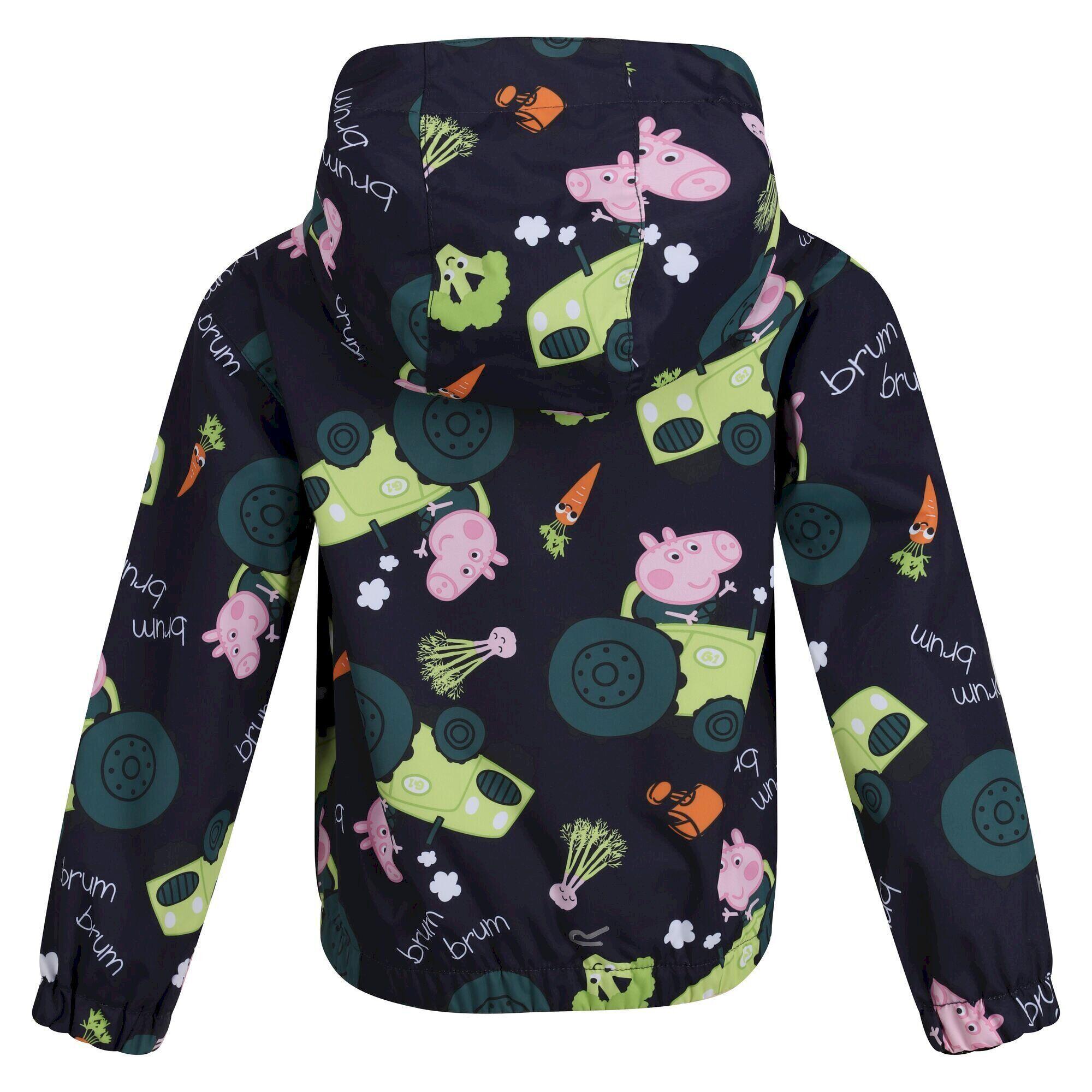 Veste Imperméable Motif Peppa Pig Motif/style Tracteur Enfant (Bleu Marine) 2/5