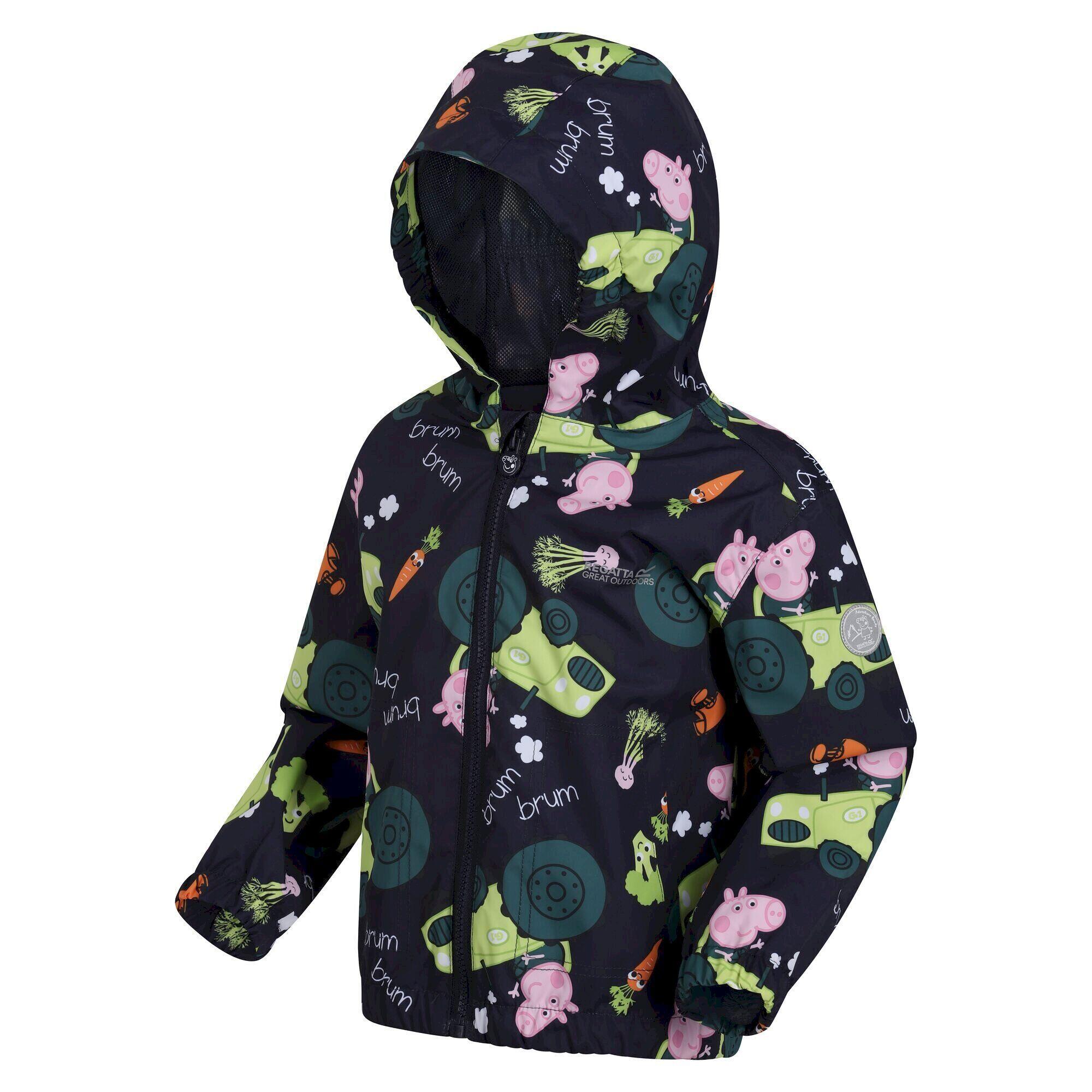 Veste Imperméable Motif Peppa Pig Motif/style Tracteur Enfant (Bleu Marine) 4/5