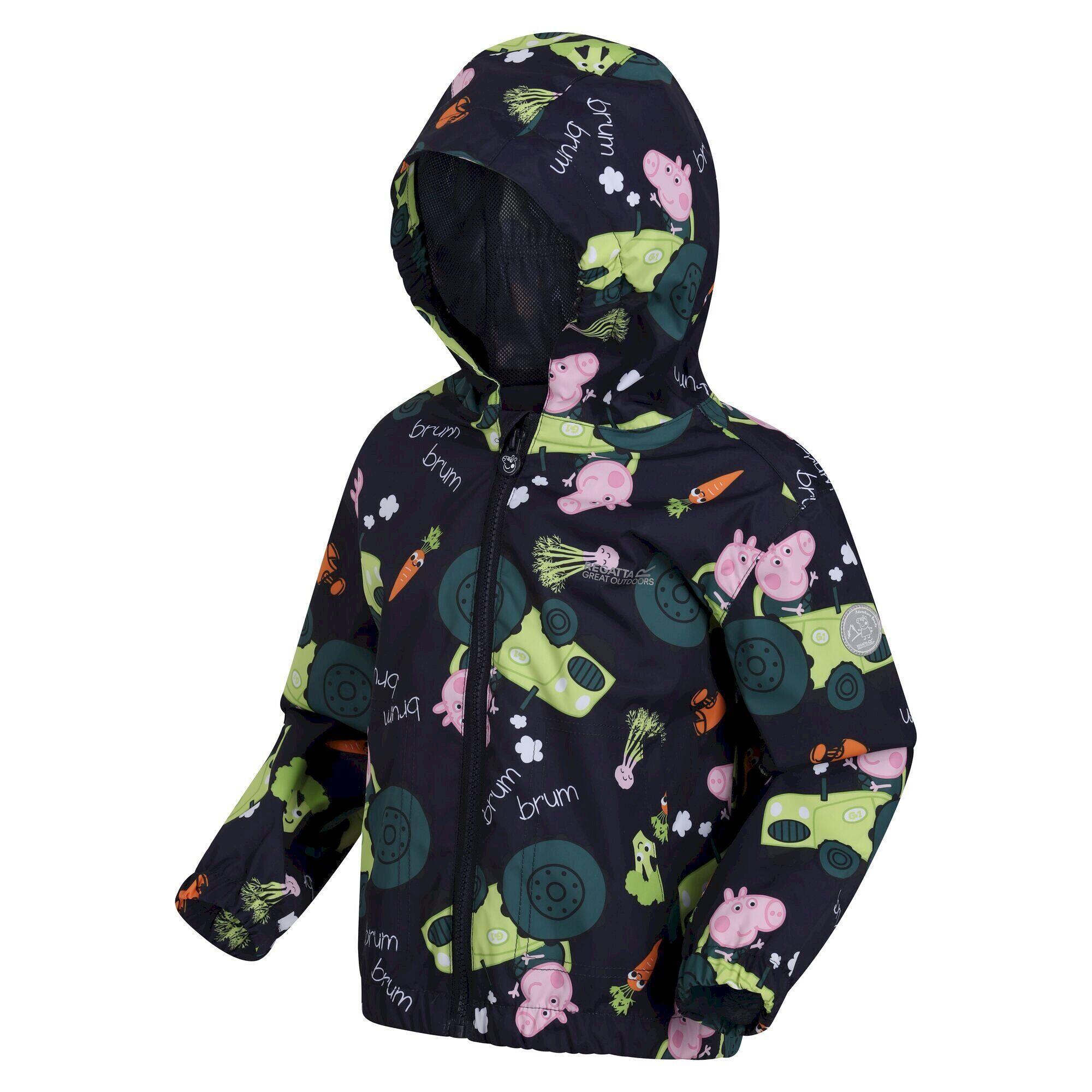 Children's waterproof jacket (Navy)