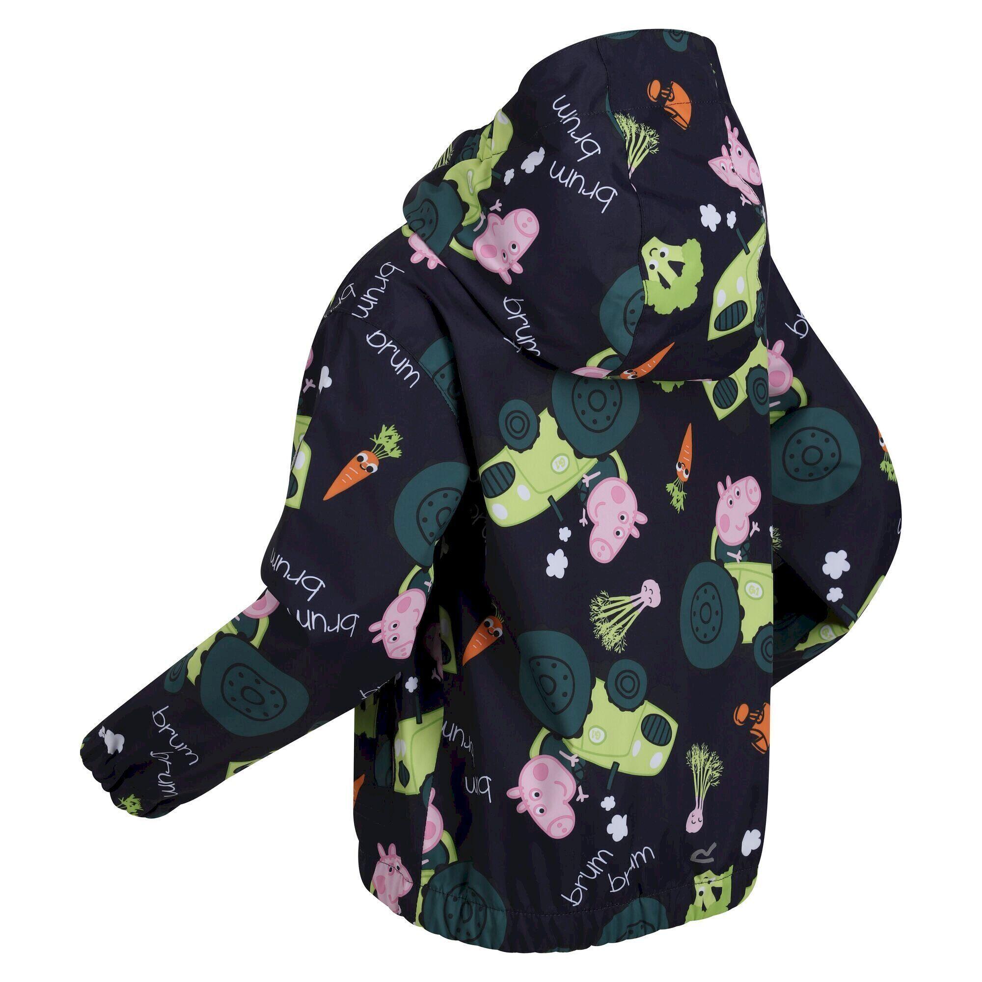 Veste Imperméable Motif Peppa Pig Motif/style Tracteur Enfant (Bleu Marine) 3/5