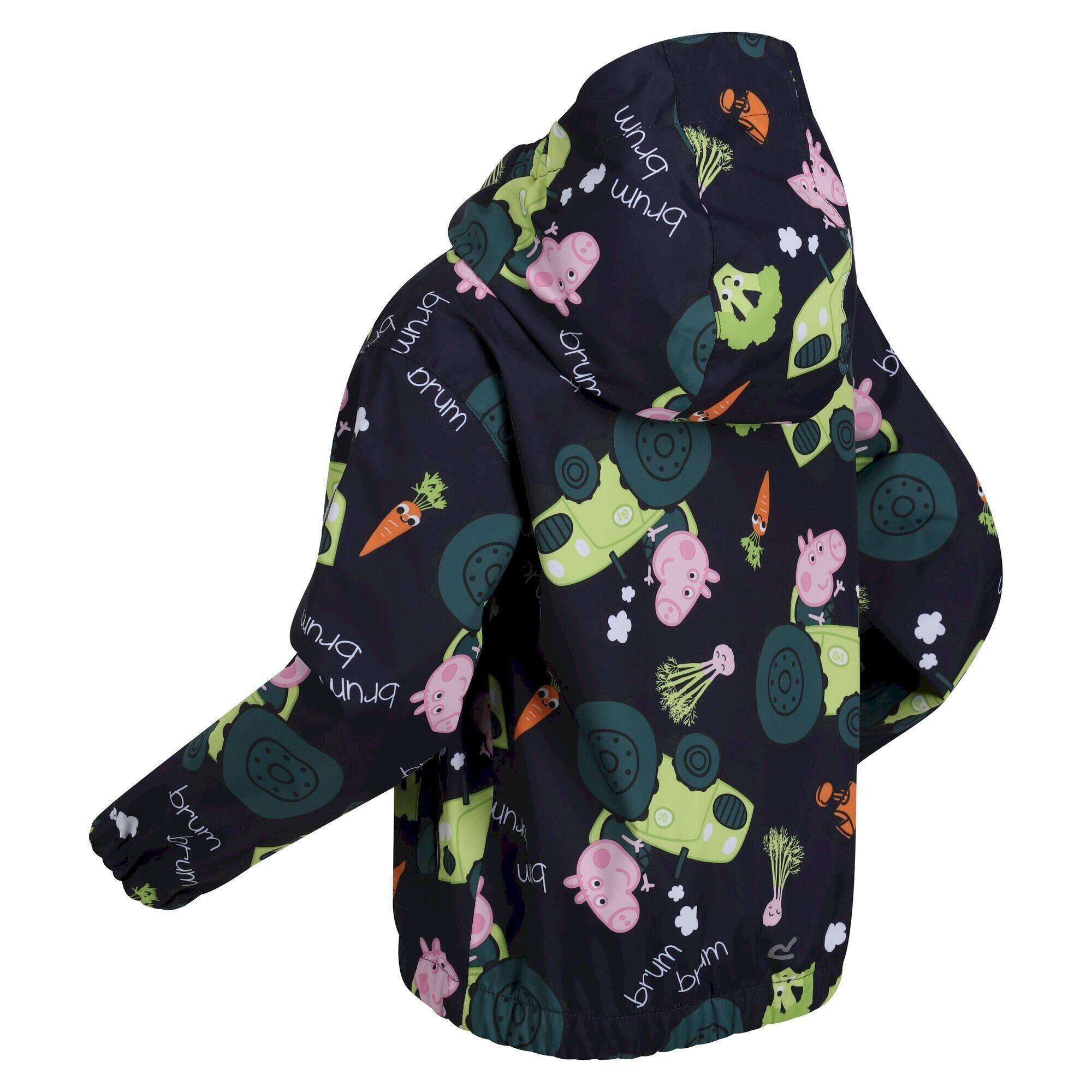 Children's waterproof jacket (Navy)