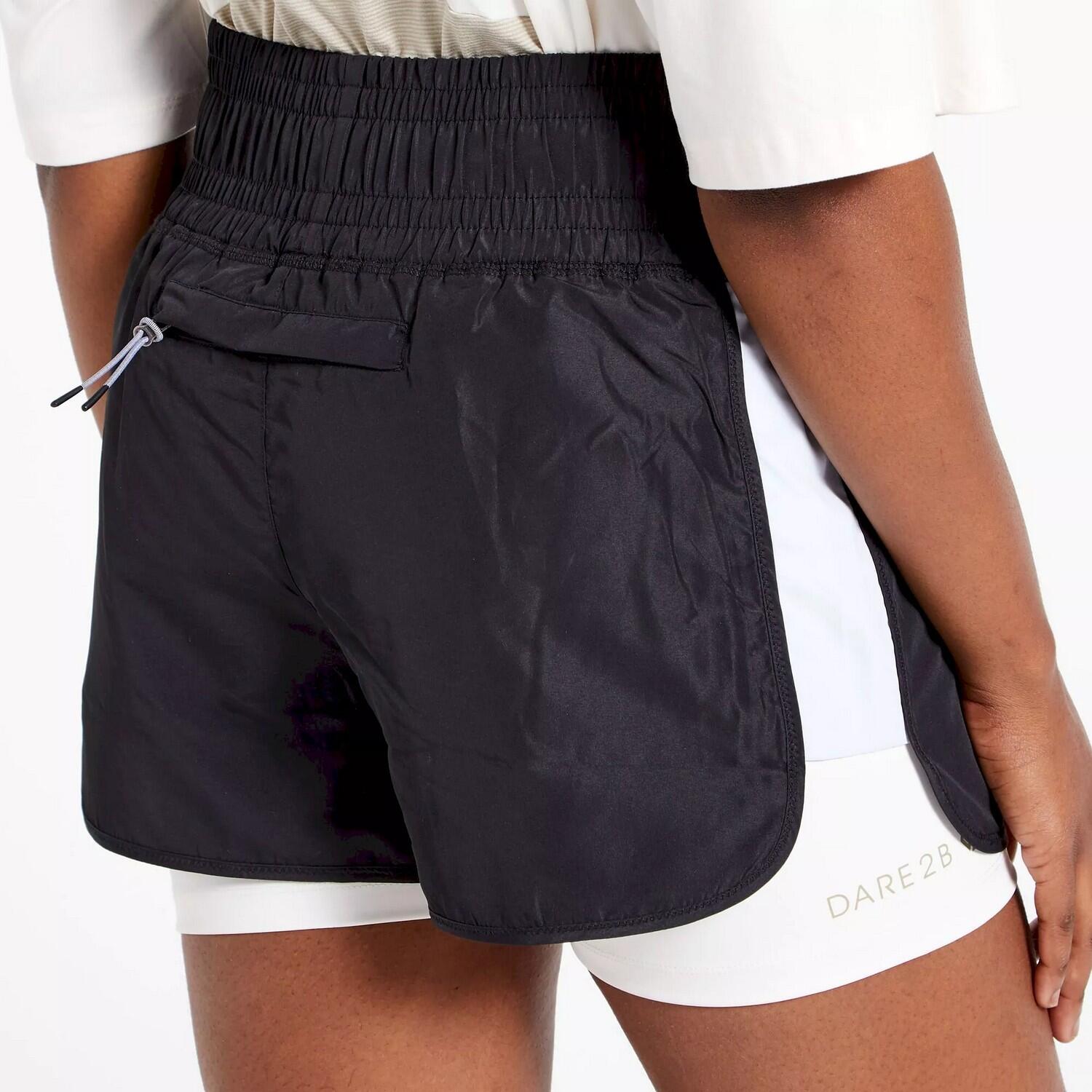 Womens/Ladies Henry Holland Enlivened Active Shorts (Black) 3/5