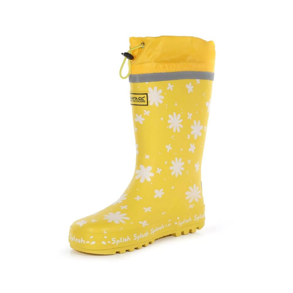 Childrens/Kids Daisy Peppa Pig Wellington Boots (Maize Yellow) 2/5