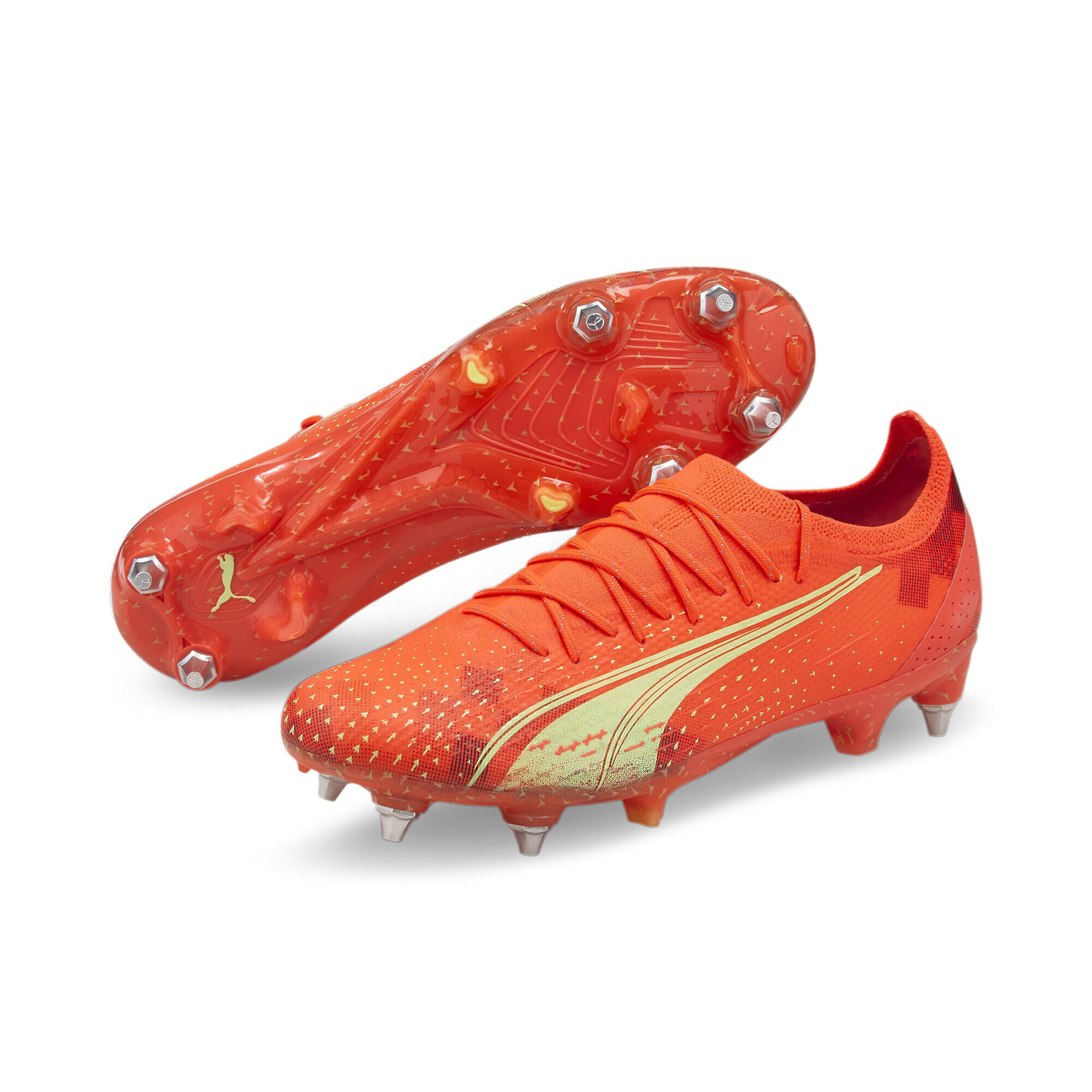 Puma Ultra Ultimate MxSG Orange Mens Football Boots PUMA Decathlon