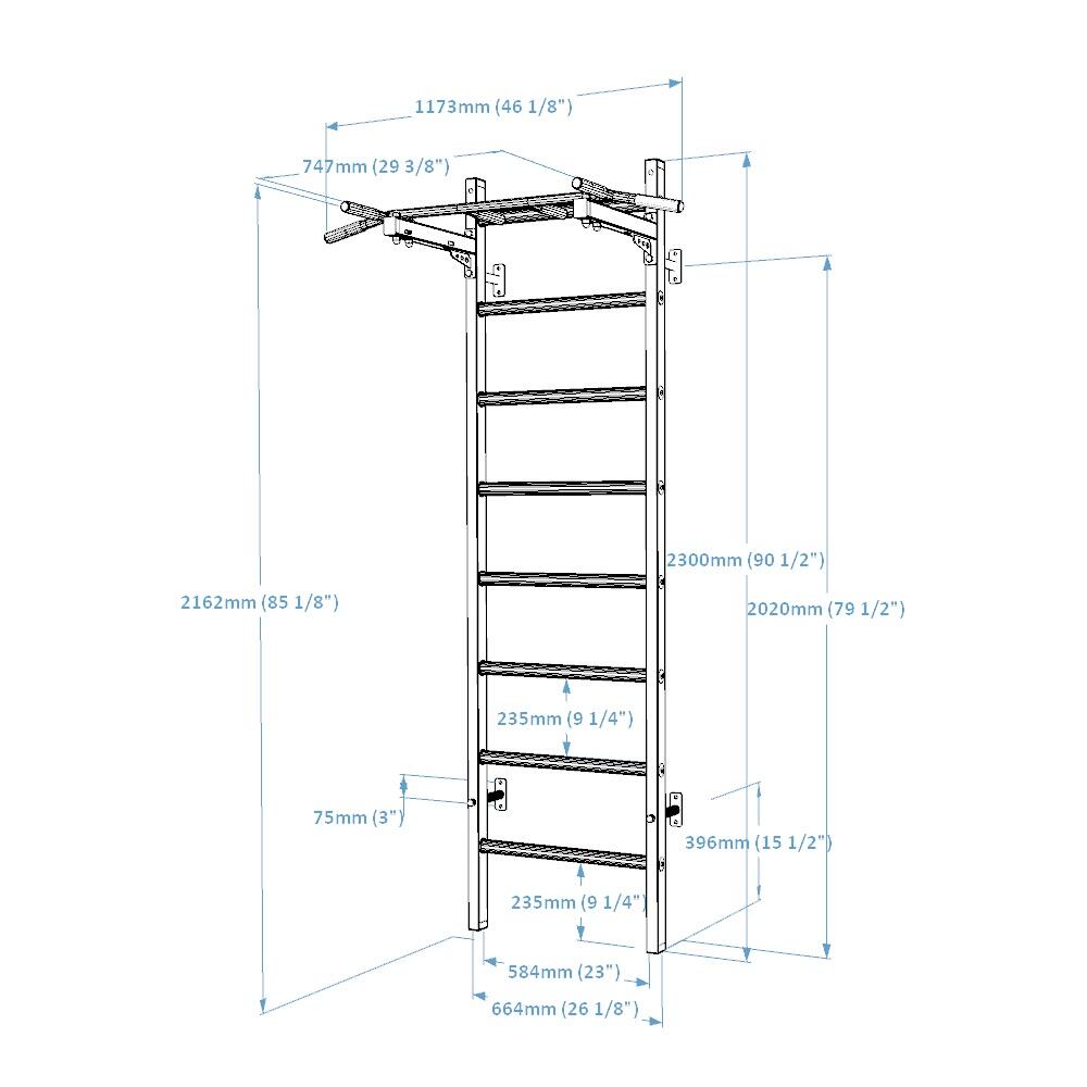 Scaletta da ginnastica BenchK 221B 7/7