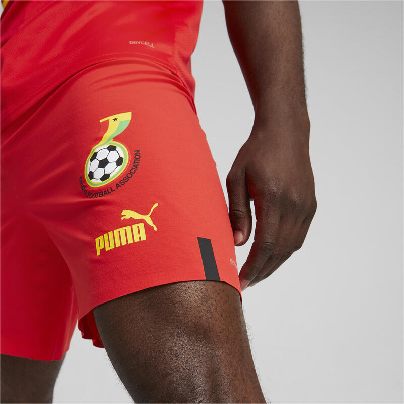 Pantaloncini promozionali Ghana 22/23 uomini PUMA Red Dandelion Yellow