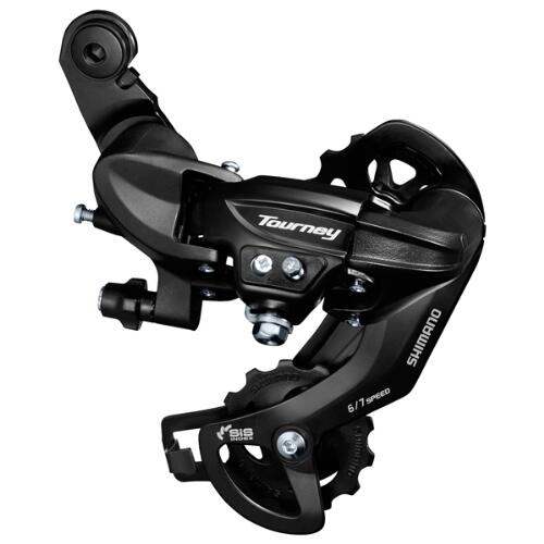 Desviador Shimano Tourney Ty300 6/7v, negro