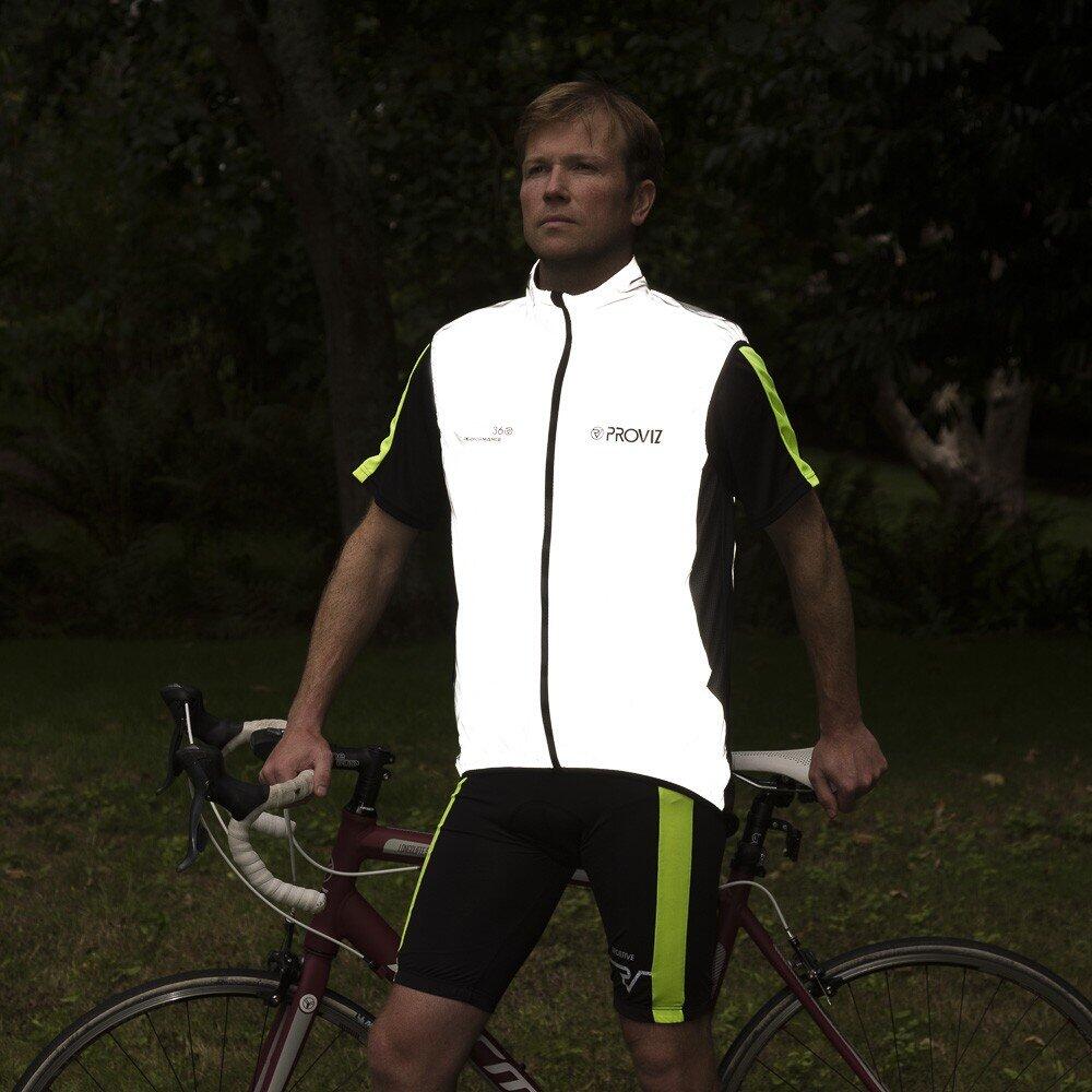 Proviz REFLECT360 Men's Performance Reflective Cycling Gilet 2/7