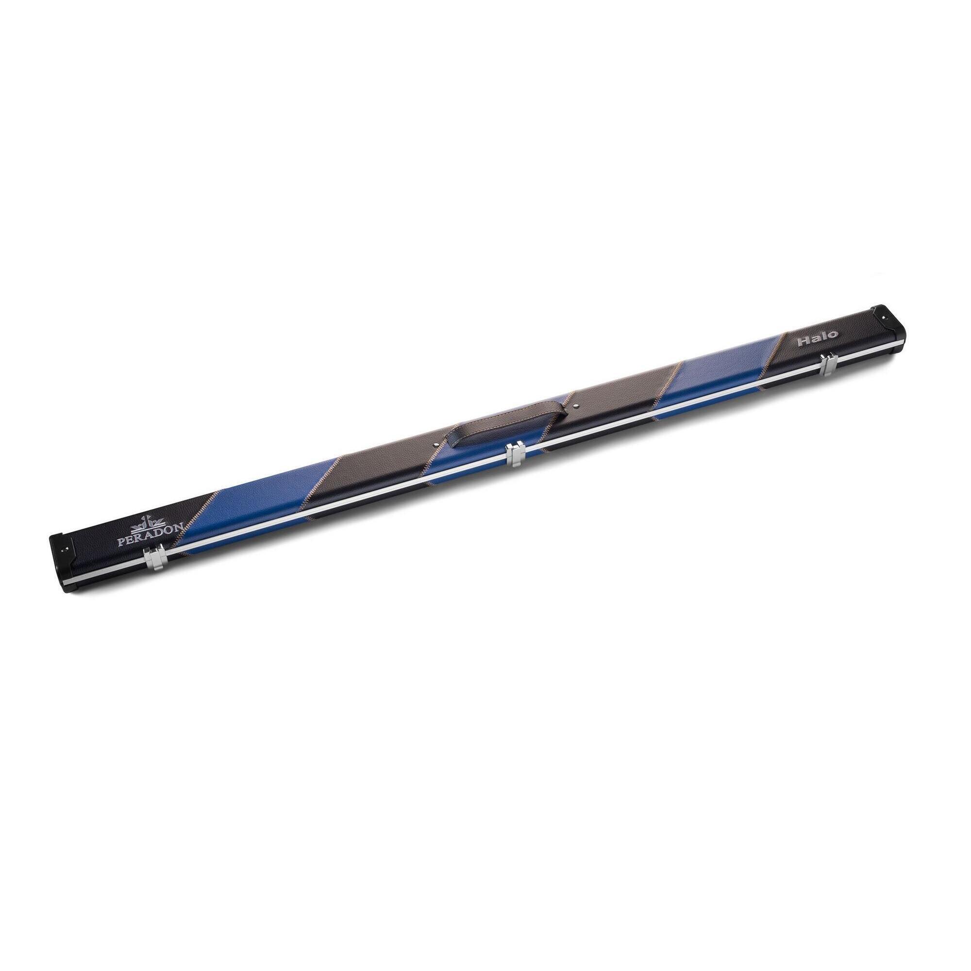PERADON PERADON HALO 3/4 BLACK & BLUE STRIPE SNOOKER/POOL CASE