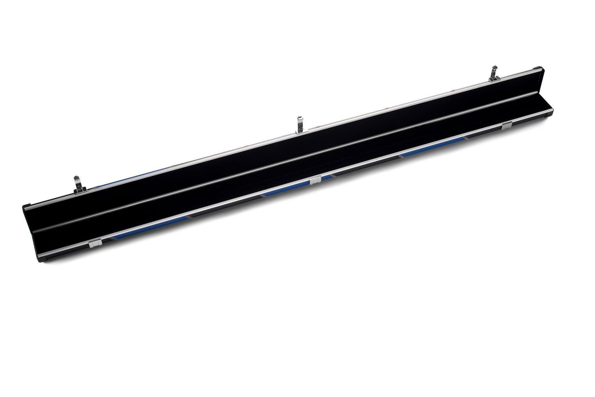 PERADON HALO 3/4 BLACK & BLUE STRIPE SNOOKER/POOL CASE 3/4