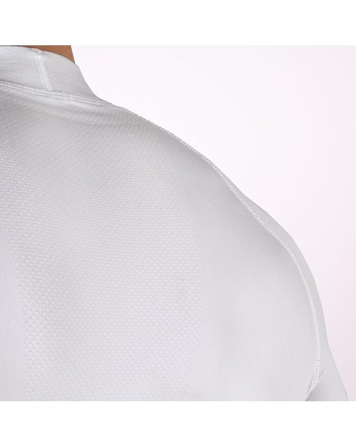 Sudadera térmica de fútbol blanca de manga larga para adulto 4/4