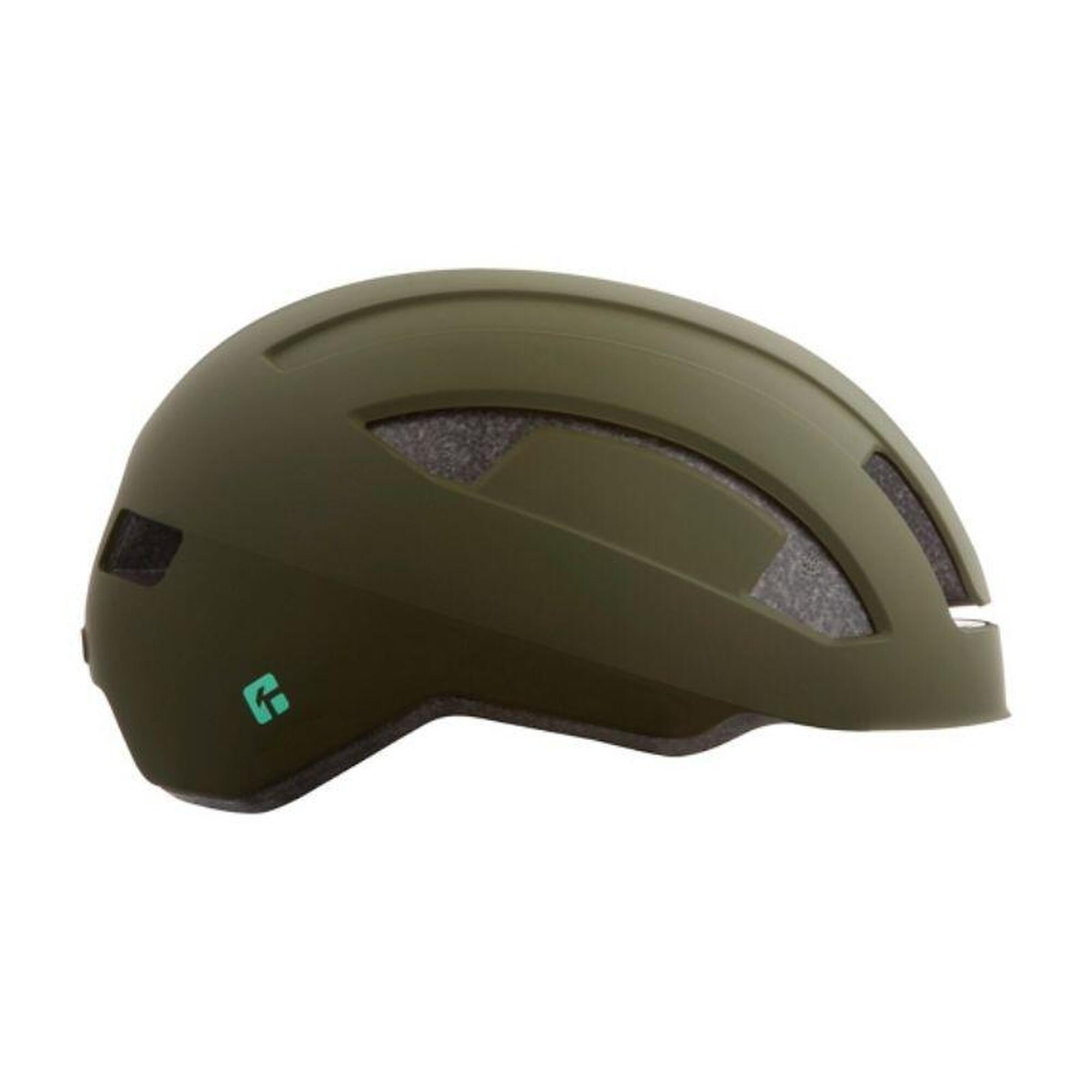 Lazer Cityzen KinetiCore Cycle Helmet Matt Dark Green 1/7