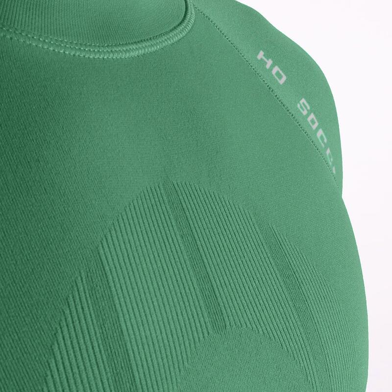 Camiseta térmica de fútbol de manga larga para adulto Verde