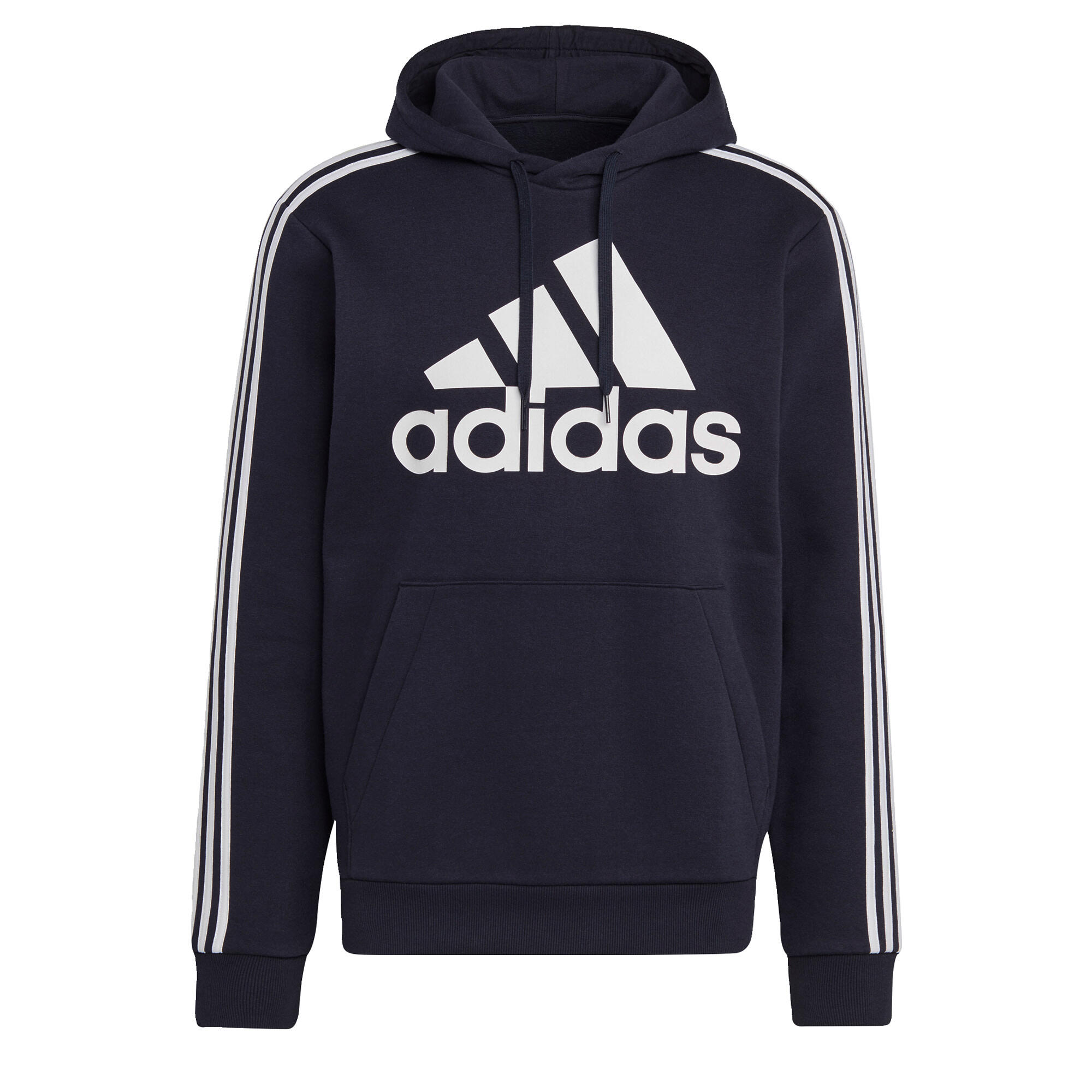 ADIDAS Sudadera con capucha Essentials Fleece Logo 3 bandas
