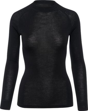 Thermowave Laine mérinos Warm Chemise à manches longues - Femme - Noir