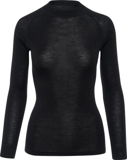 Thermowave Laine mérinos Warm Chemise à manches longues - Femme - Noir