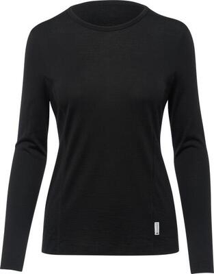 Thermowave merinowol aero long sleeve shirt - dames - black