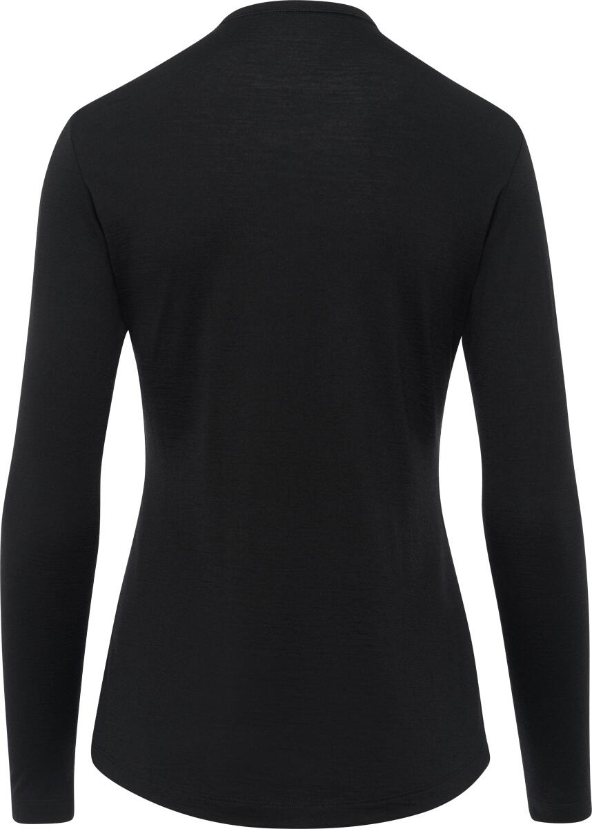Thermowave Chemise à manches longues en laine mérinos Aero - Femme - Noir 2/4