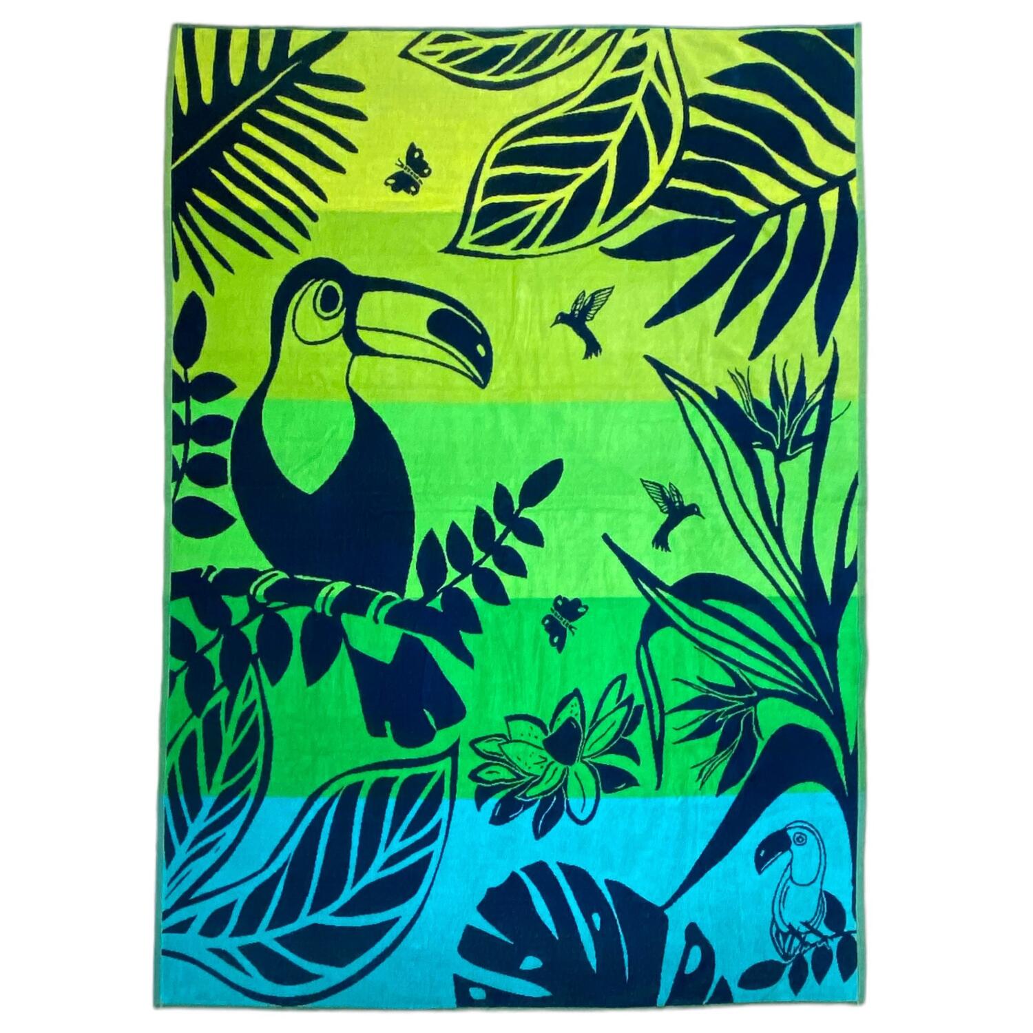 LE COMPTOIR DE LA PLAGE Toalha praia Jacquard Terry 140x180 algodão
