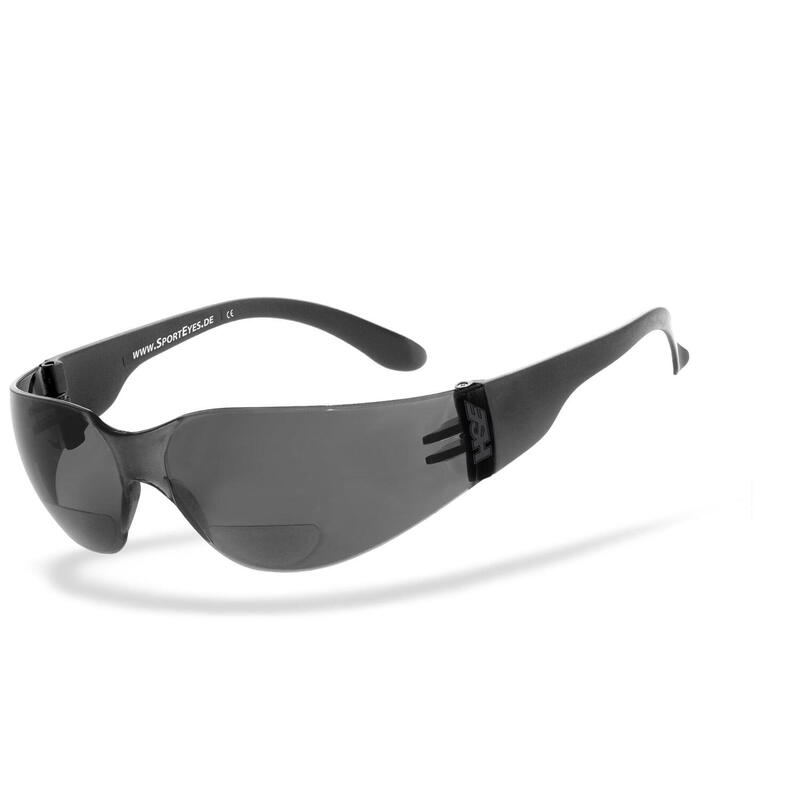 Sportbrille | SPRINTER 2.3 +2,50 Dioptrien | smoke | Leseteil | beschlagfrei