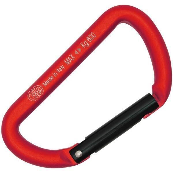 Karabinek brelok Mini D Carabiner aluminiowy