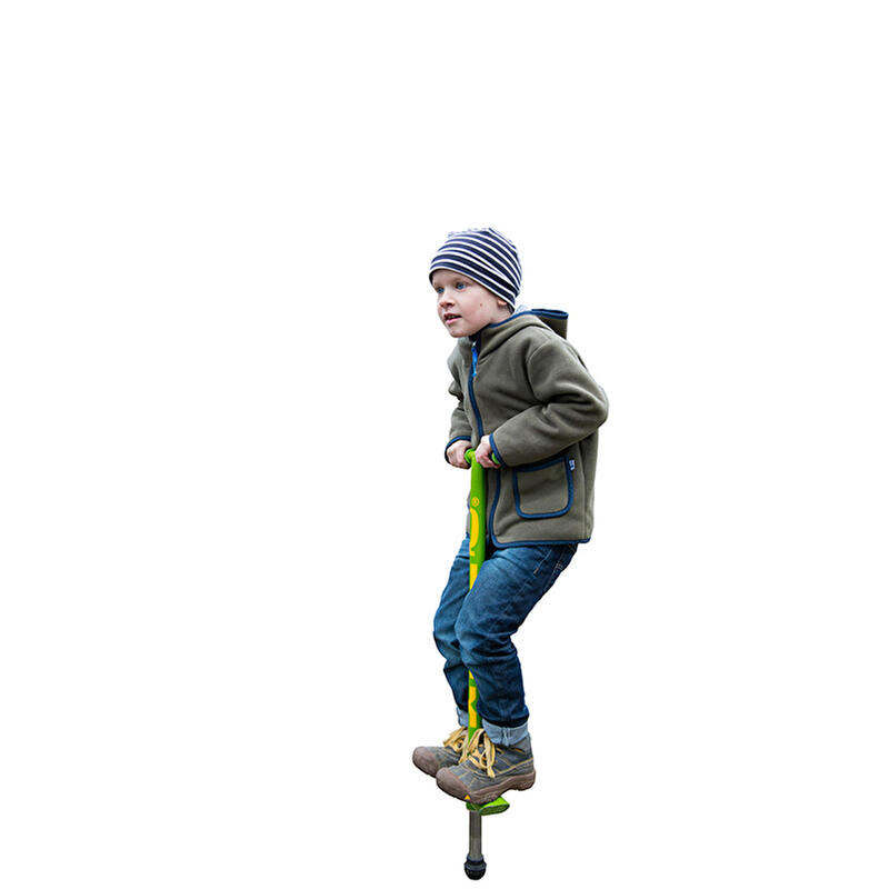 Springstok Pogo-Stick QU-AX voor kinderen 20 kg Groen