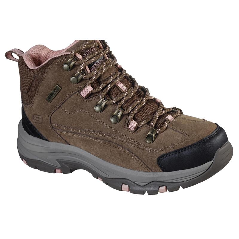 Botines Antideslizantes Mujer SKECHERS Relaxed Fit Trego-Alpine Trail Marrón