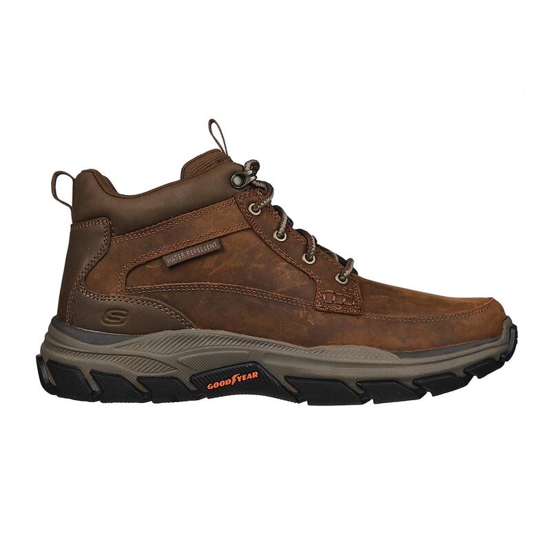 Botines Memory Foam Antideslizantes Hombre SKECHERS Respected-Boswell Marrón