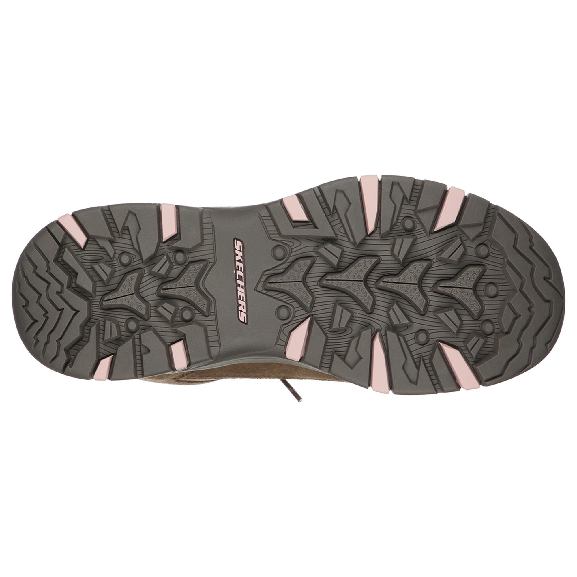 Botines Antideslizantes Mujer SKECHERS Relaxed Fit Trego-Alpine Trail Marrón 4/5