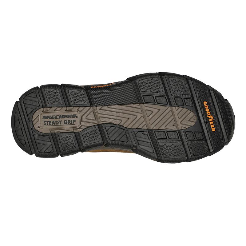 Botines Memory Foam Antideslizantes Hombre SKECHERS Respected-Boswell Marrón