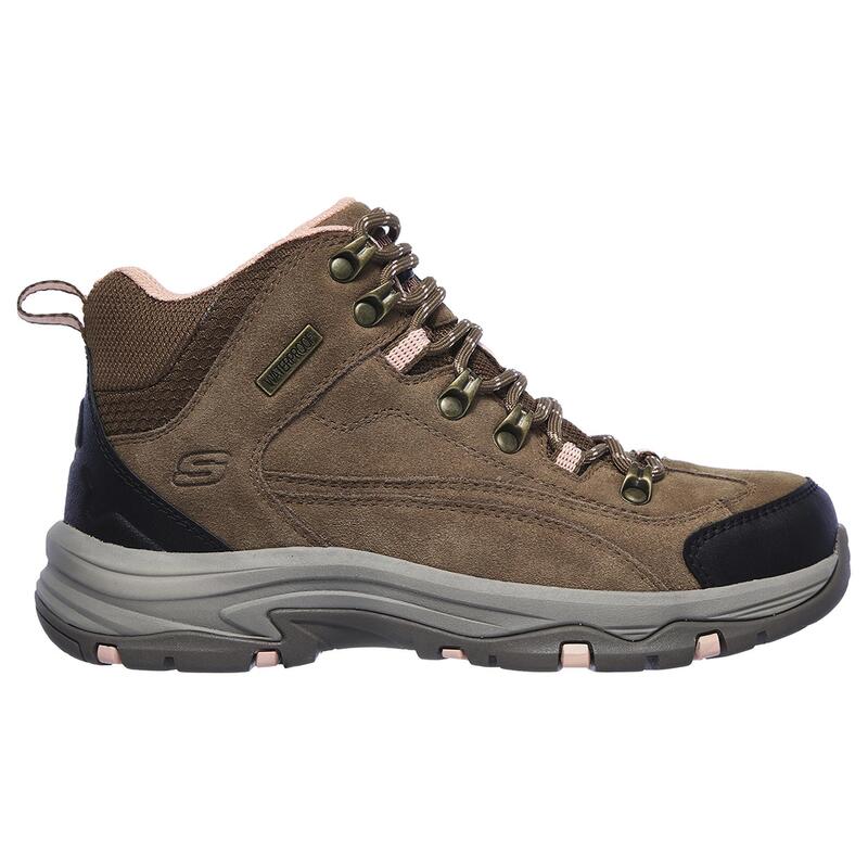 Botines Antideslizantes Mujer SKECHERS Relaxed Fit Trego-Alpine Trail Marrón