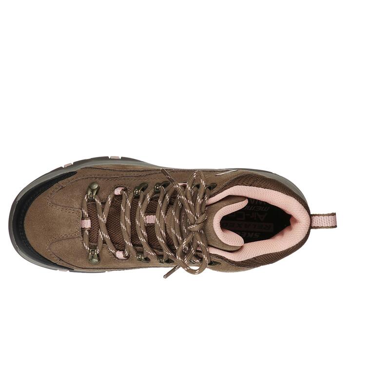 Botines Antideslizantes Mujer SKECHERS Relaxed Fit Trego-Alpine Trail Marrón