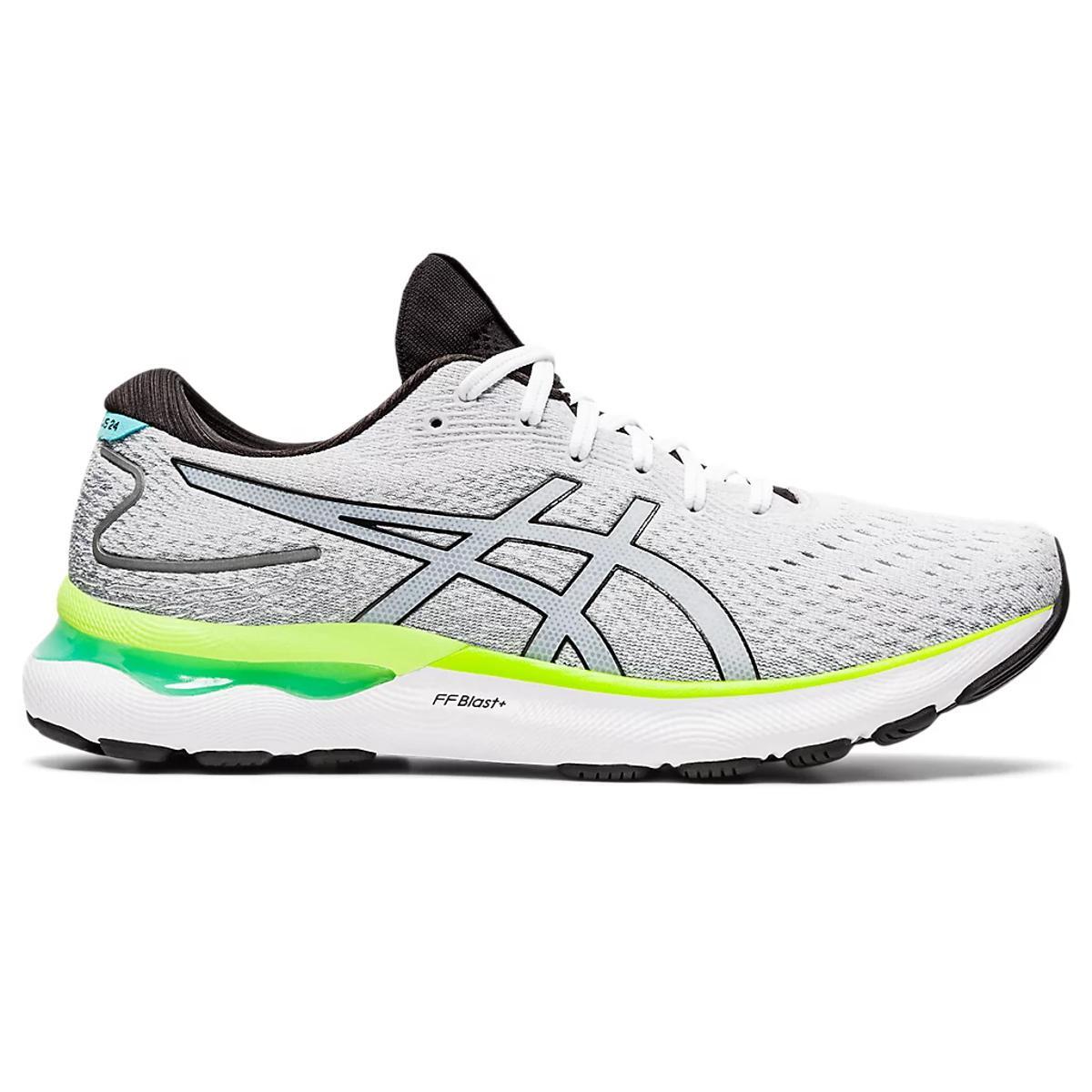 Asics Gel Nimbus 24 Mens Grey Running Shoes ASICS Decathlon