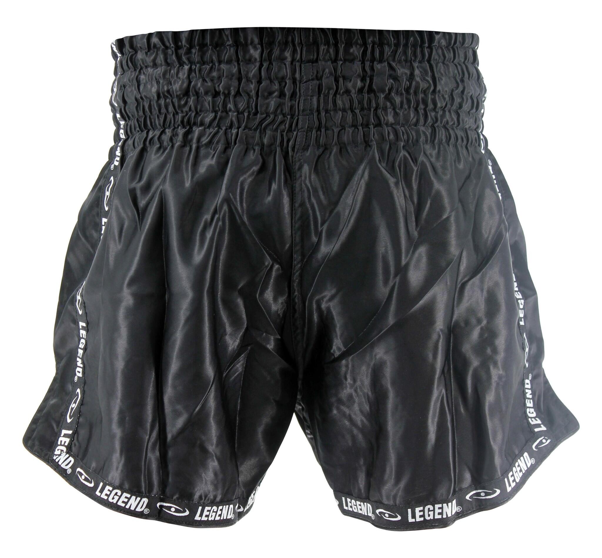 Kickboks Broekje Kind/Volwassene Camo Black Satijn 3/5