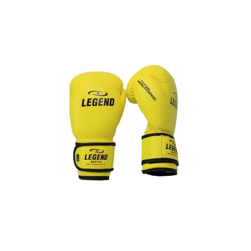 Gants de Boxe Enfant 4-8 ans Jaune Fluo 4oz/6oz PU