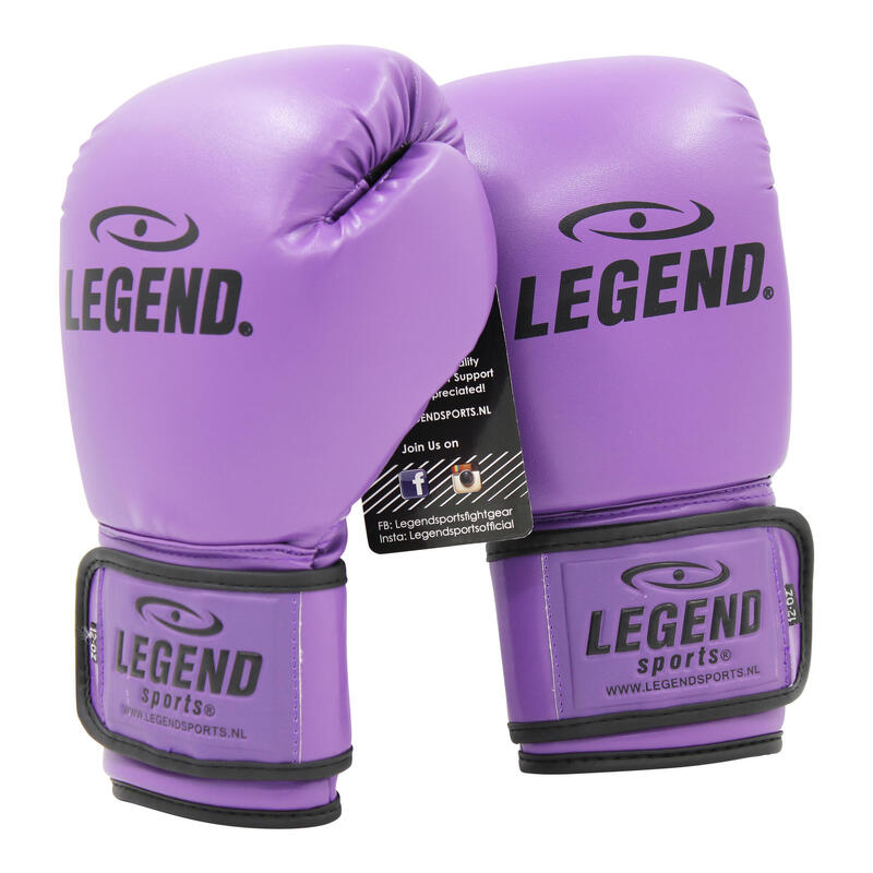 Powerfit & Protect Gants de Boxe Homme/Femme Violet PU