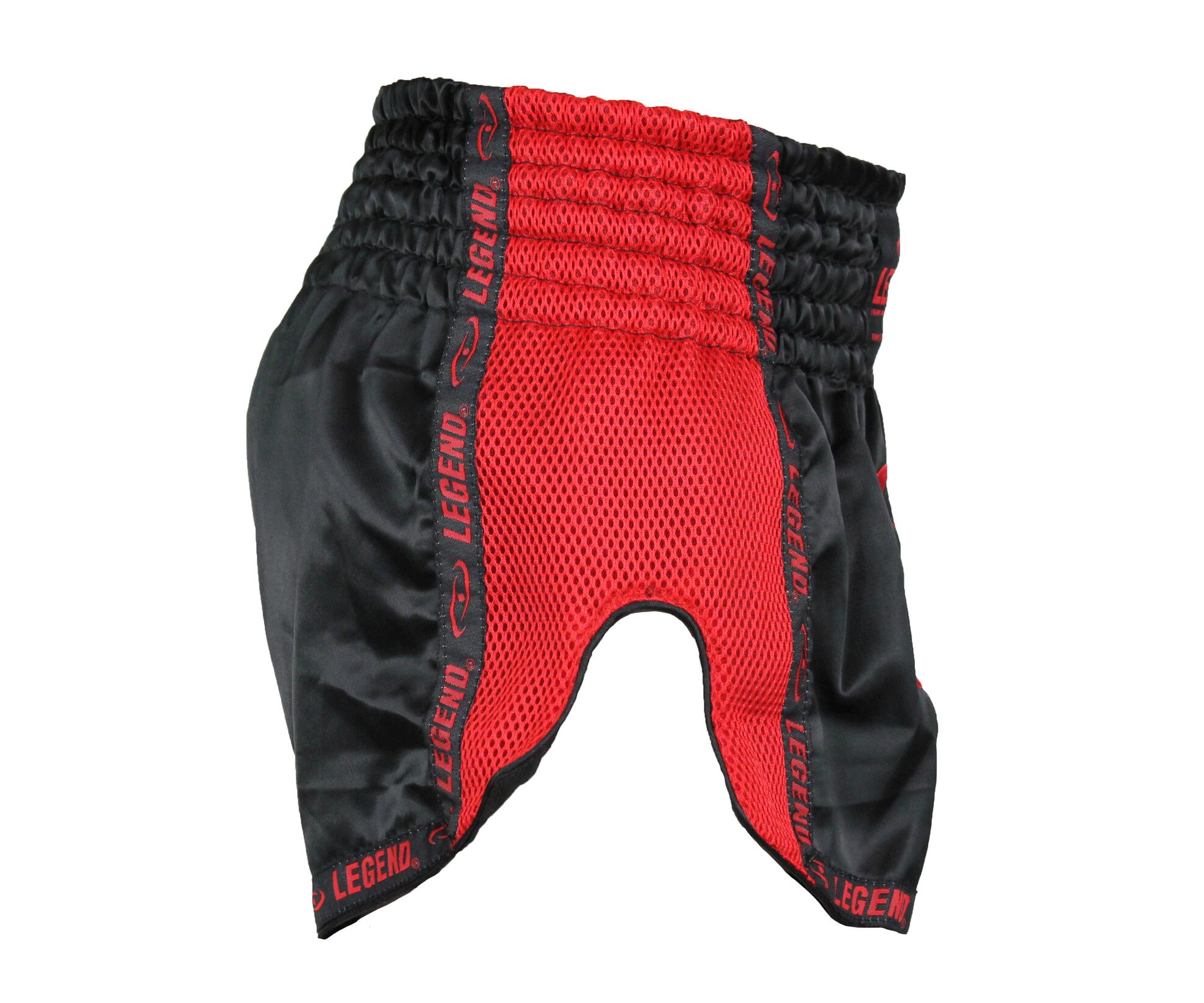 Short de Kick Boxing Enfant/Adulte Rouge Mesh 5/5